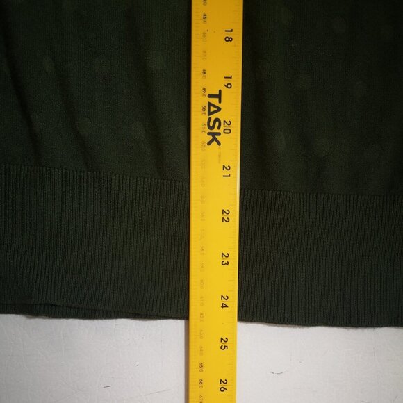 Karl Lagerfeld Ladies Size Large Dark Green Lightweight Sweater - Picture 9 of 9